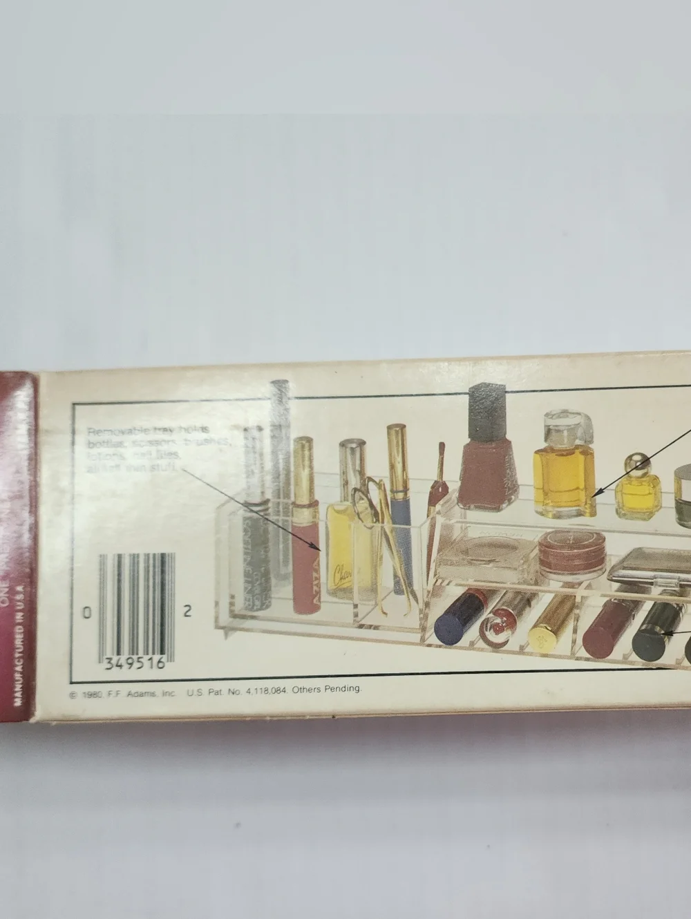 Vintage Pretty Neat Stackable Cosmetic Organizer Clear Color 1982 NOS in Box